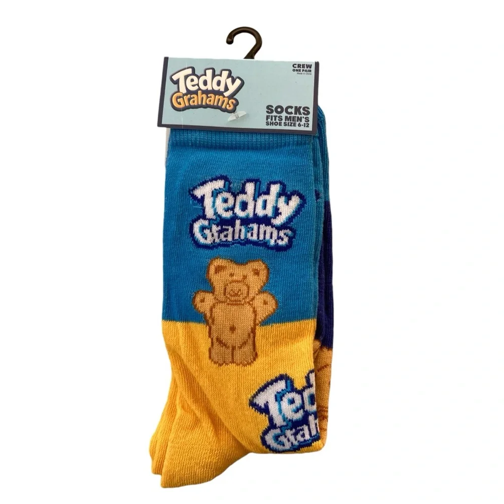 Teddy Graham’s men’s crew socks 6-12
